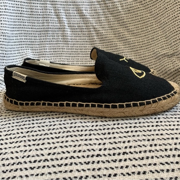 Jason Polan x Soludos Winking Eye Espadrille Flats 6 - Picture 5 of 8